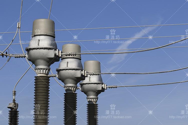 电塔高压线塔电力输电塔发电厂输电线路铁塔jpg高清图片设计素材